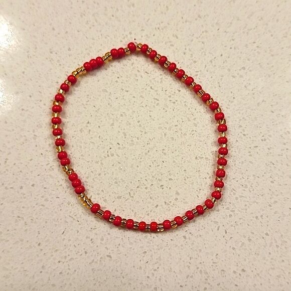 Custom Glass Bead Bracelet - Picture 1 of 2